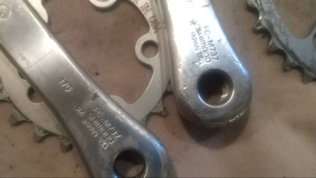 SHIMANO クランクSET ヴィンテージ FC-M737