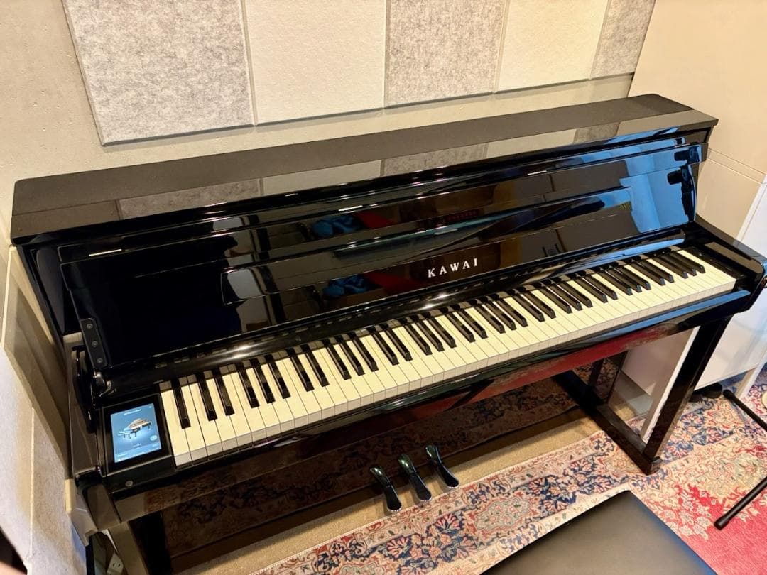 KAWAI CA901EP 現行最上位 黒鏡面 美品 ベンチ付 直接引取限定