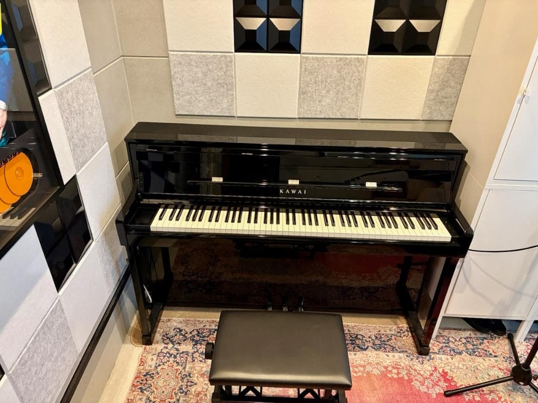 KAWAI CA901EP 現行最上位 黒鏡面 美品 ベンチ付 直接引取限定