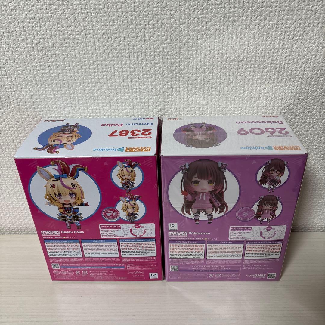 ねんどろいど ホロライブ　2387 尾丸ポルカ　2609 ロボ子さん