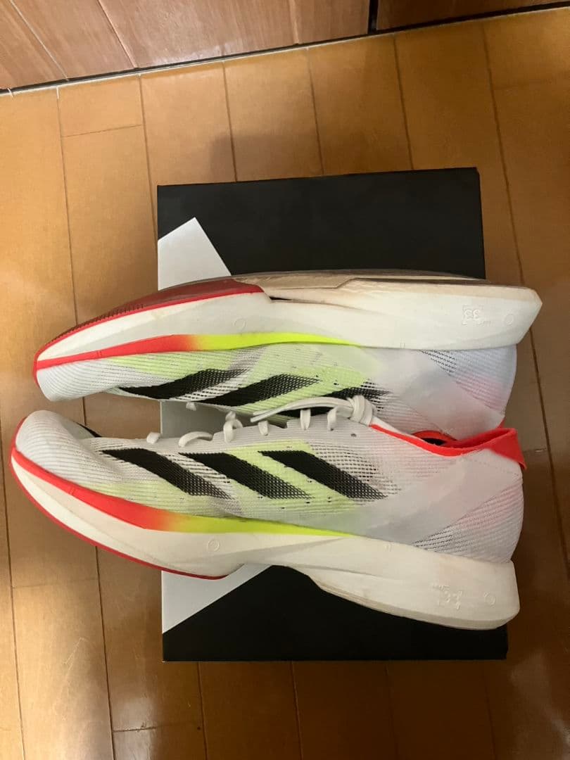 adizero タクミセン10 ホワイト/イエロー/レッド