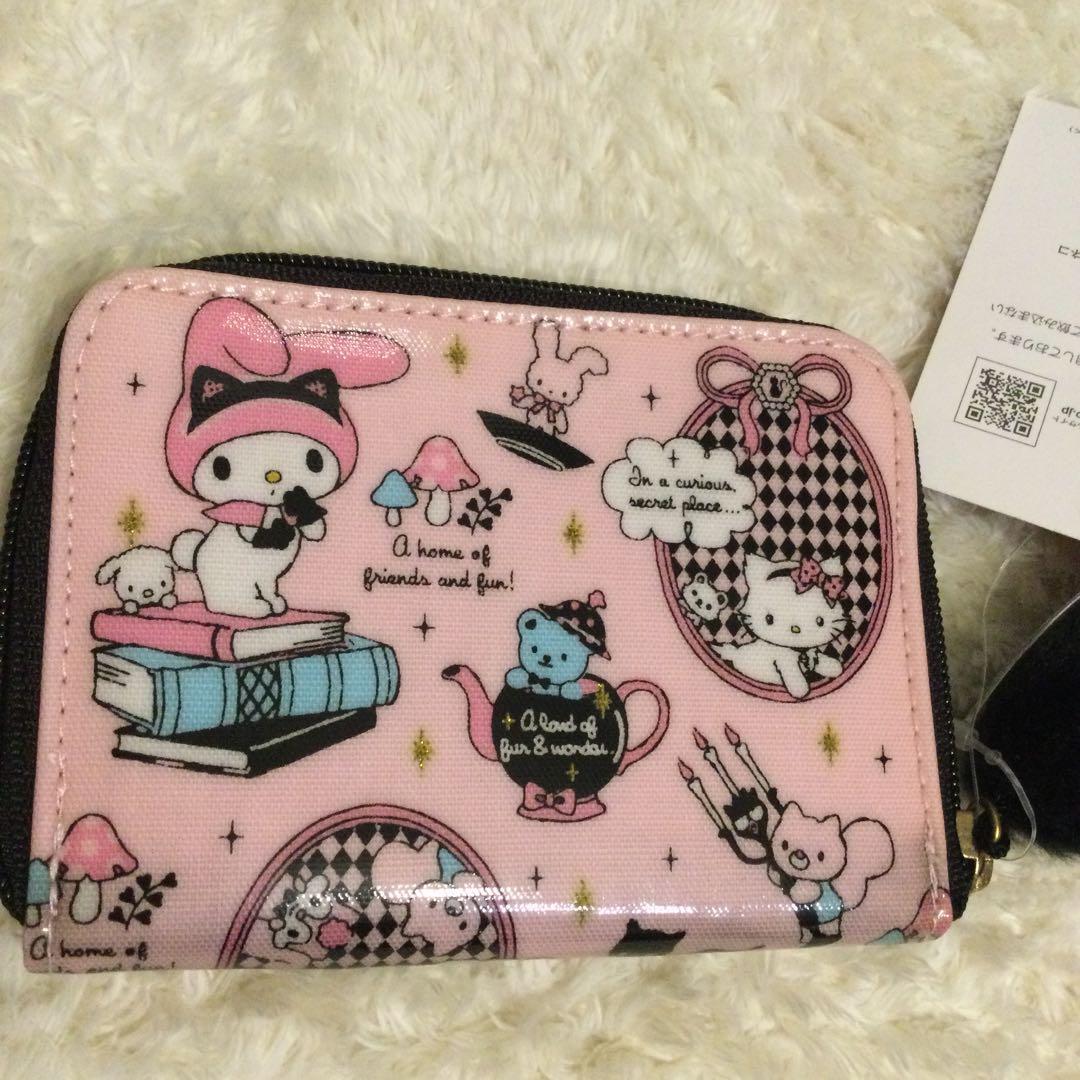 新品　サンリオ　オリジナル　50周年　カードケース　クロネコ　しっぽ付