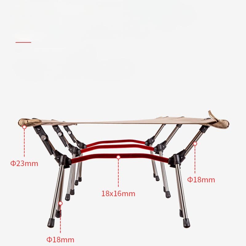 [送料無料] [新品] コット 折りたたみベッド 2WAY カーキ