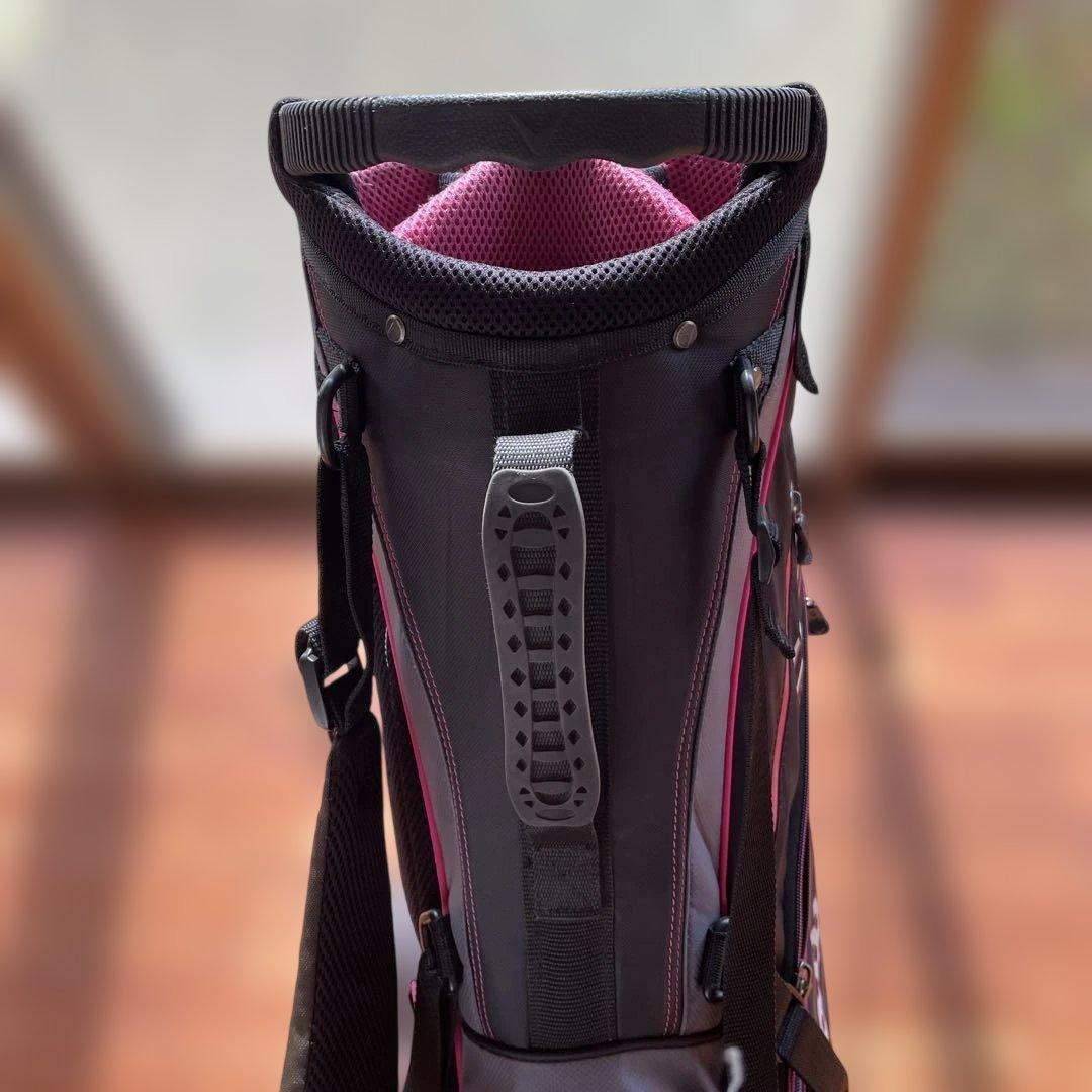 Callaway CHEV キャディバッグ グレー/ピンク