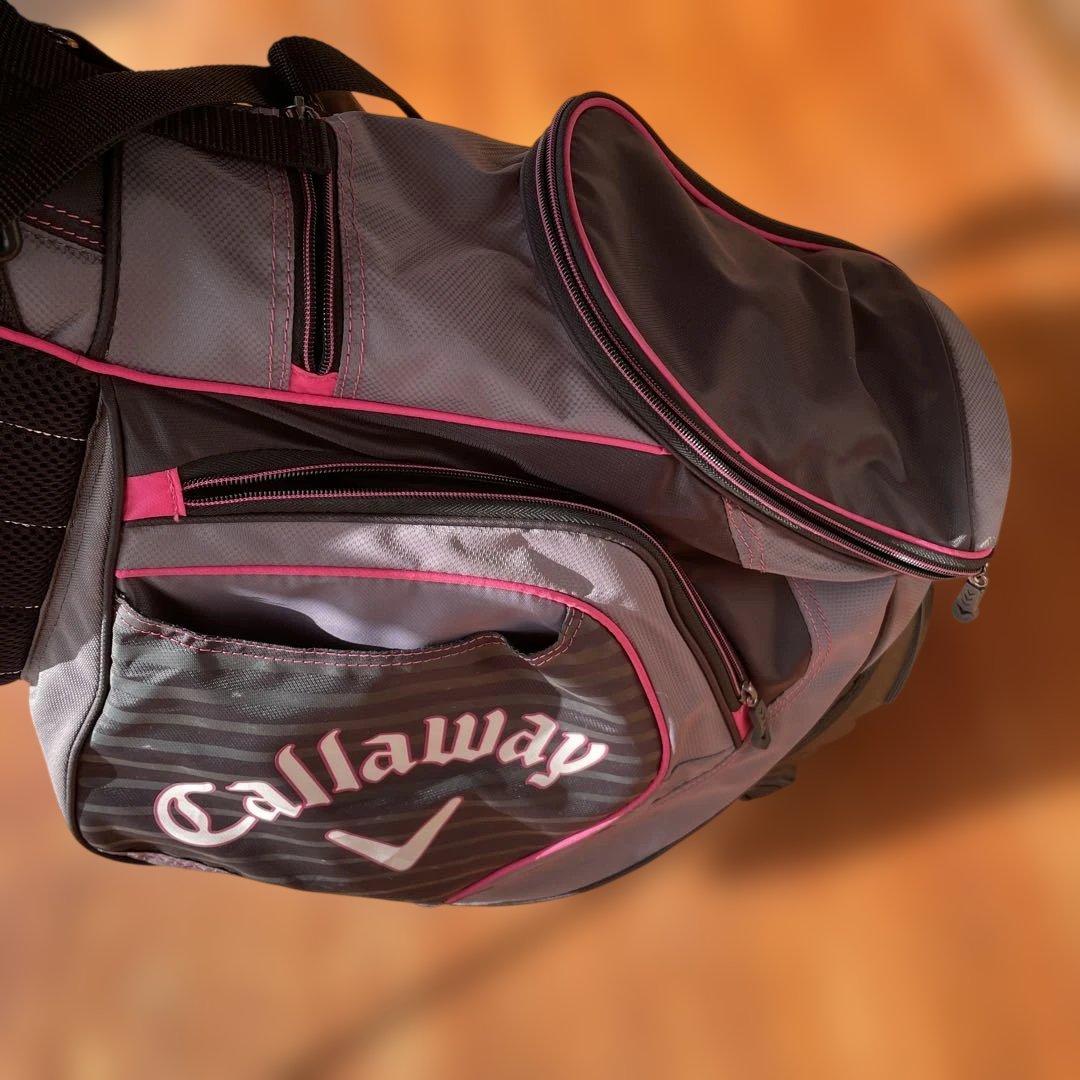 Callaway CHEV キャディバッグ グレー/ピンク