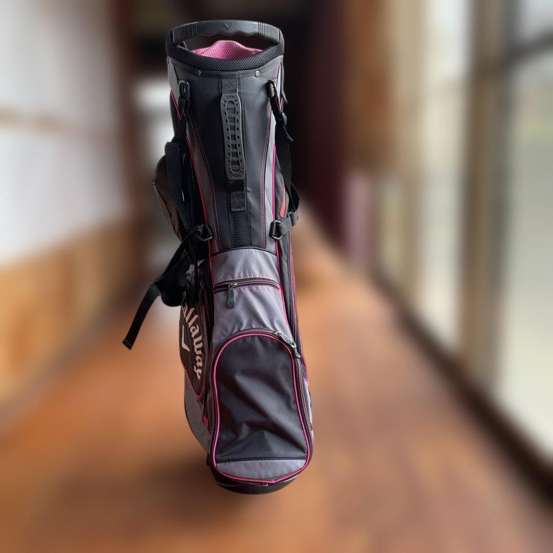 Callaway CHEV キャディバッグ グレー/ピンク