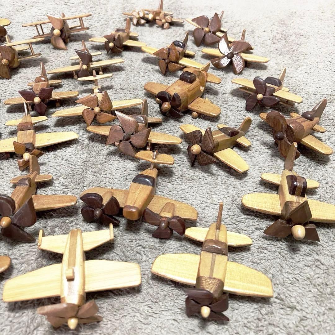 木製模型飛行機 33個セット