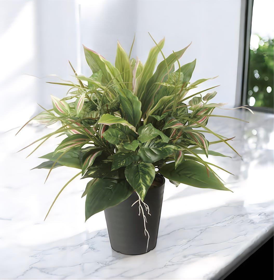 光触媒　人工観葉植物　ウォールグリーン　フェイクグリーン　ミックストラディス51