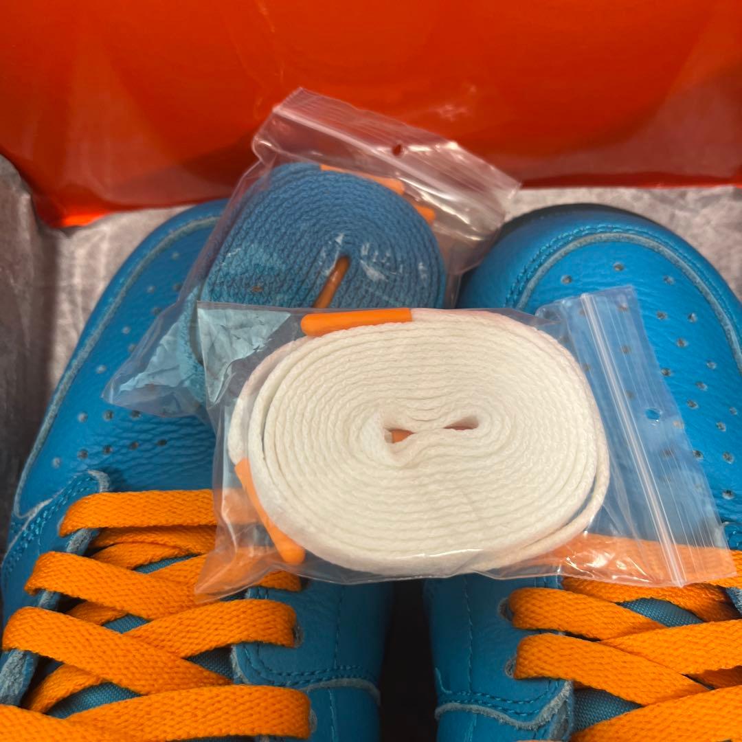NIKE AIR JORDAN 1 RETRO HI 青/オレンジ 26.5cm