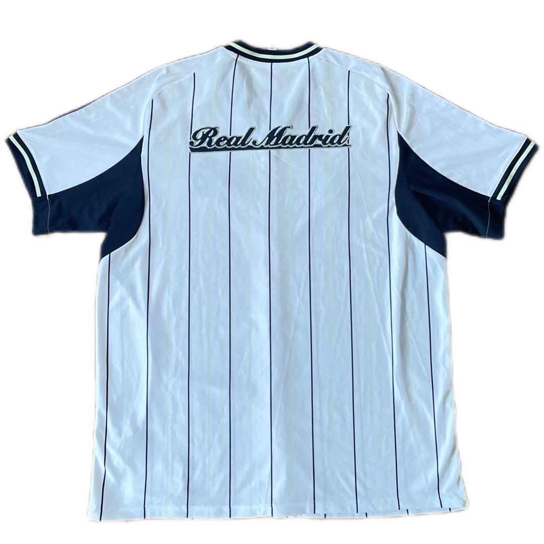 【大きいサイズ】アディダス × レアルマドリード ベースボールシャツ 3XL