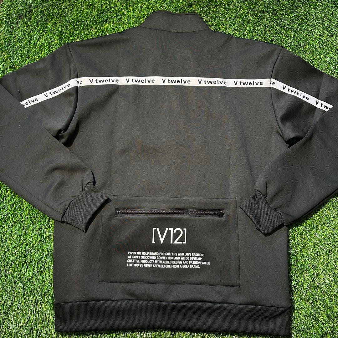 【XXLサイズ】V12 ヴィトゥエルヴ 新品タグ付 MAG TAPE JKT 黒