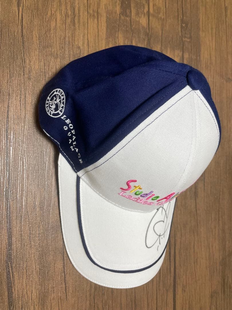 河本結プロ直筆サイン入りキャップセット