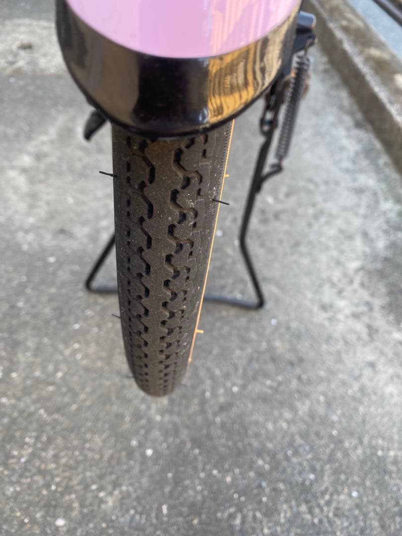 ほぼ新品 自転車 ピンク色