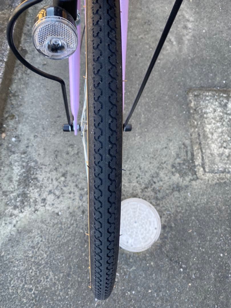 ほぼ新品 自転車 ピンク色