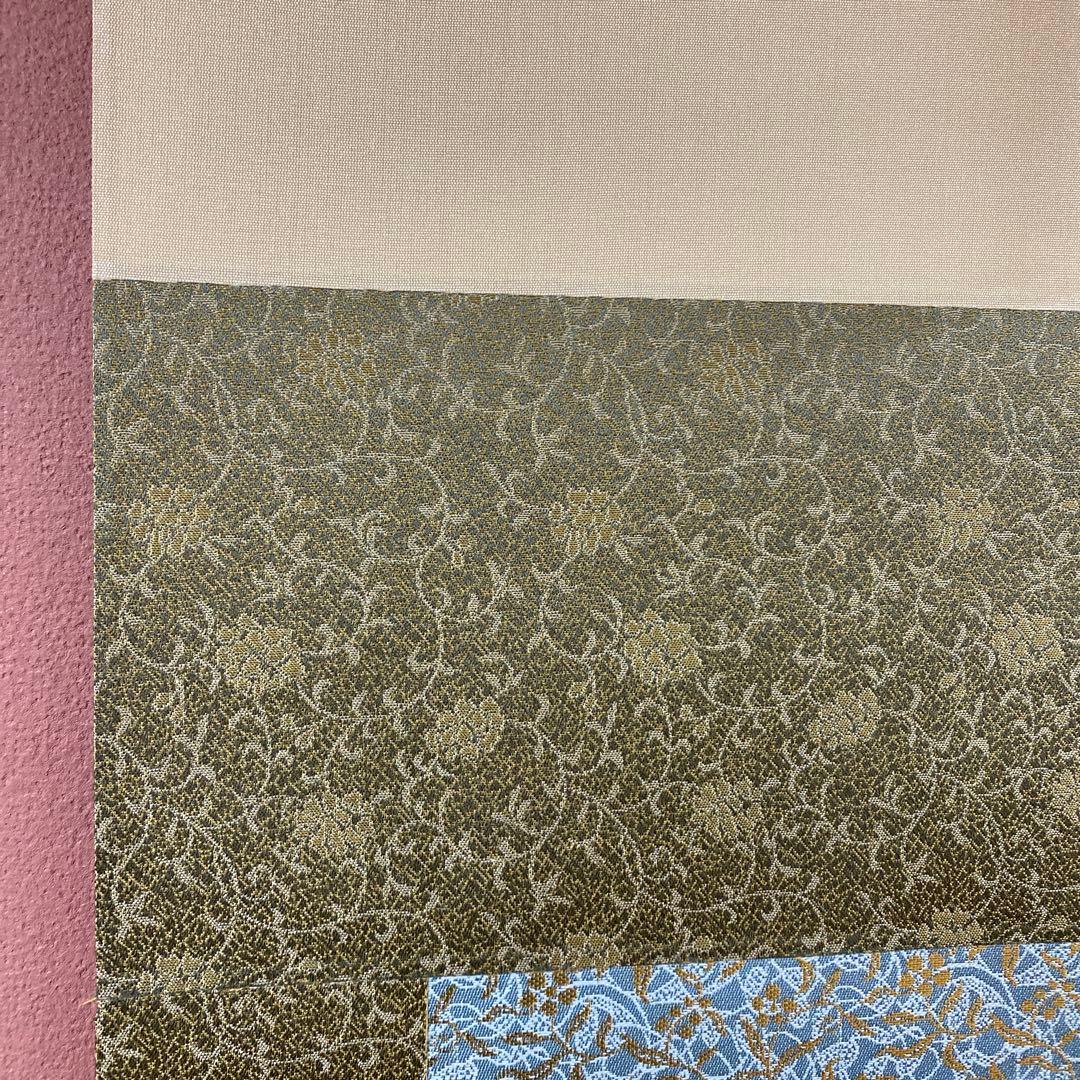 美品 掛け軸 佐藤隆良作「西の京の春」共箱 桜 太巻き付 美術年鑑掲載 奈良