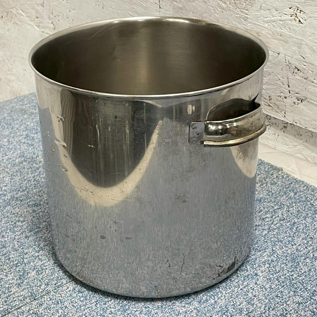 【厨房機器】 ステンレス製 22cm 寸胴鍋 厨房 厨房機器 ⑦ A1525