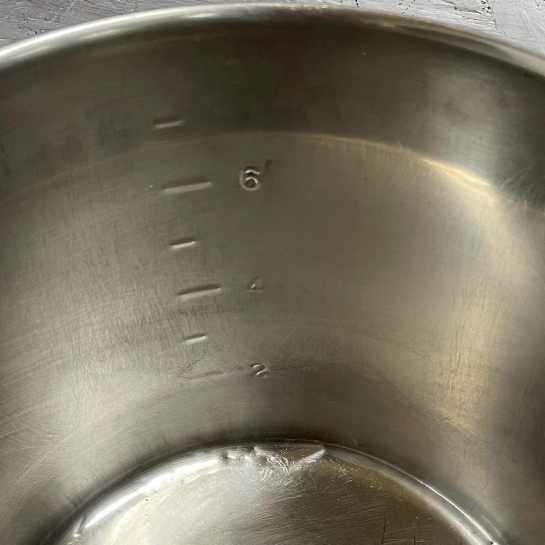 【厨房機器】 ステンレス製 22cm 寸胴鍋 厨房 厨房機器 ⑦ A1525
