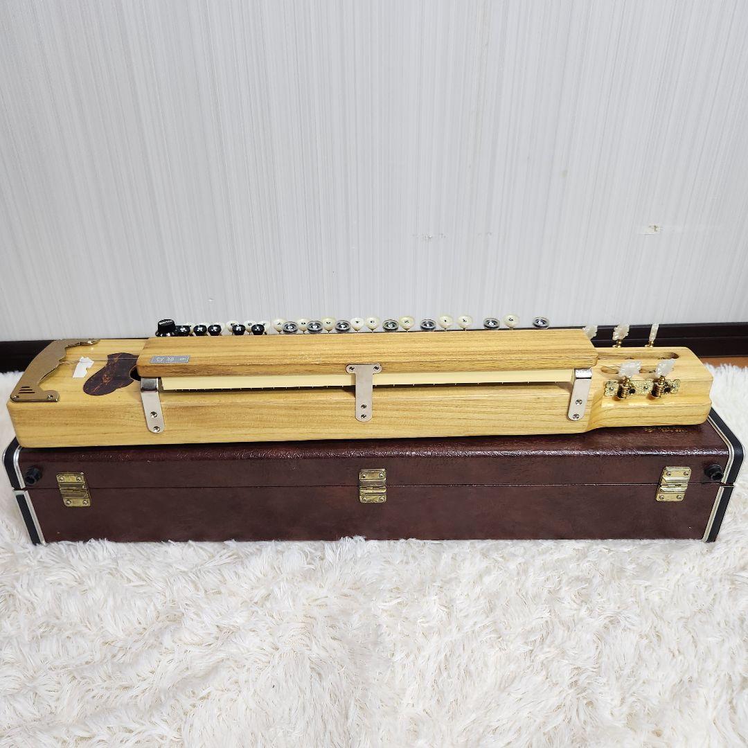 【新品5.2万円】琴伝流 敷島 クリア 総桐 大正琴