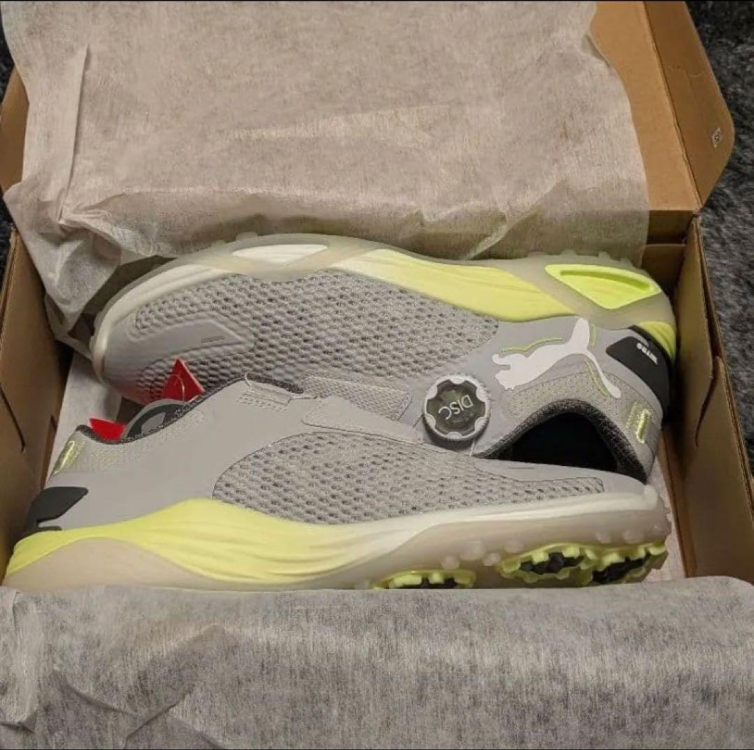PUMAプーマシャドウキャットニトロディスクスパイクレスゴルフシューズ 25.5