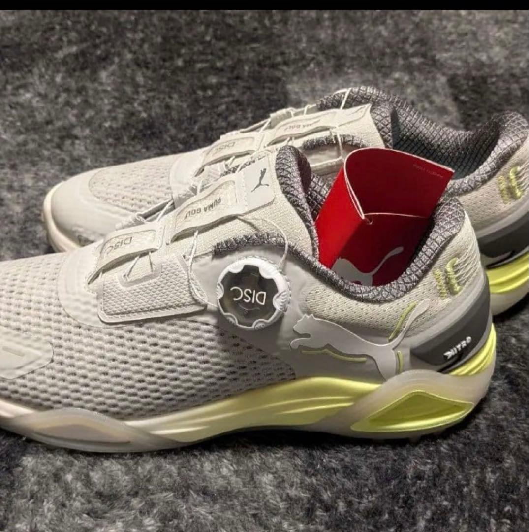 PUMAプーマシャドウキャットニトロディスクスパイクレスゴルフシューズ 25.5