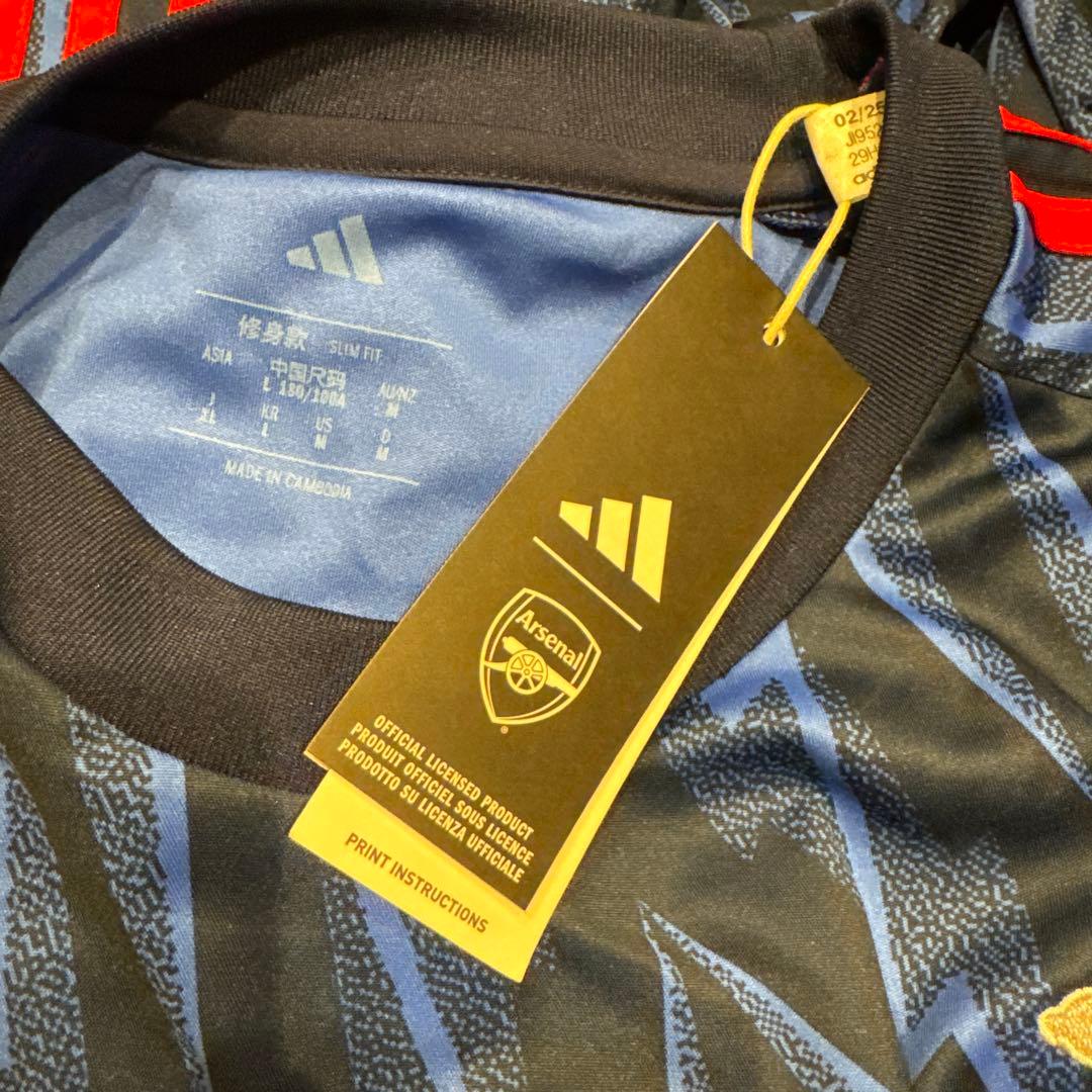 新品 アーセナル 25-26 AWAY レプリカユニ エゼ XL