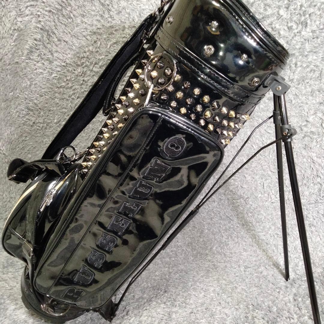 【良品】ラッセルノ スタッズ スタンドキャディバック ブラック