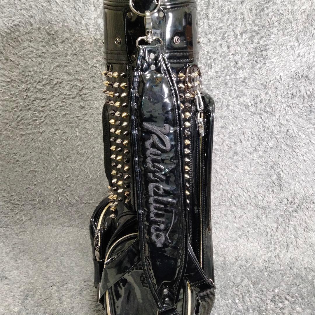 【良品】ラッセルノ スタッズ スタンドキャディバック ブラック