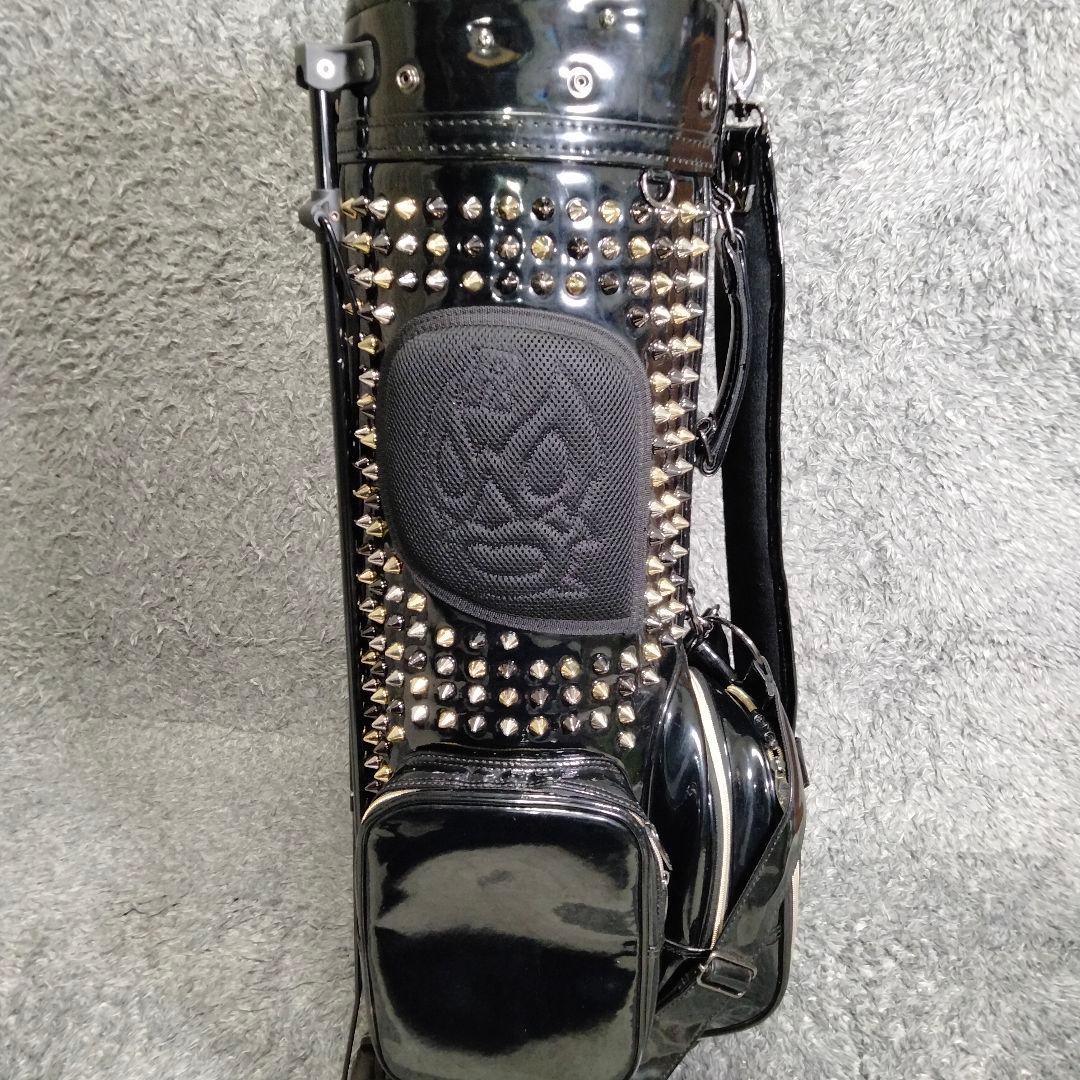 【良品】ラッセルノ スタッズ スタンドキャディバック ブラック