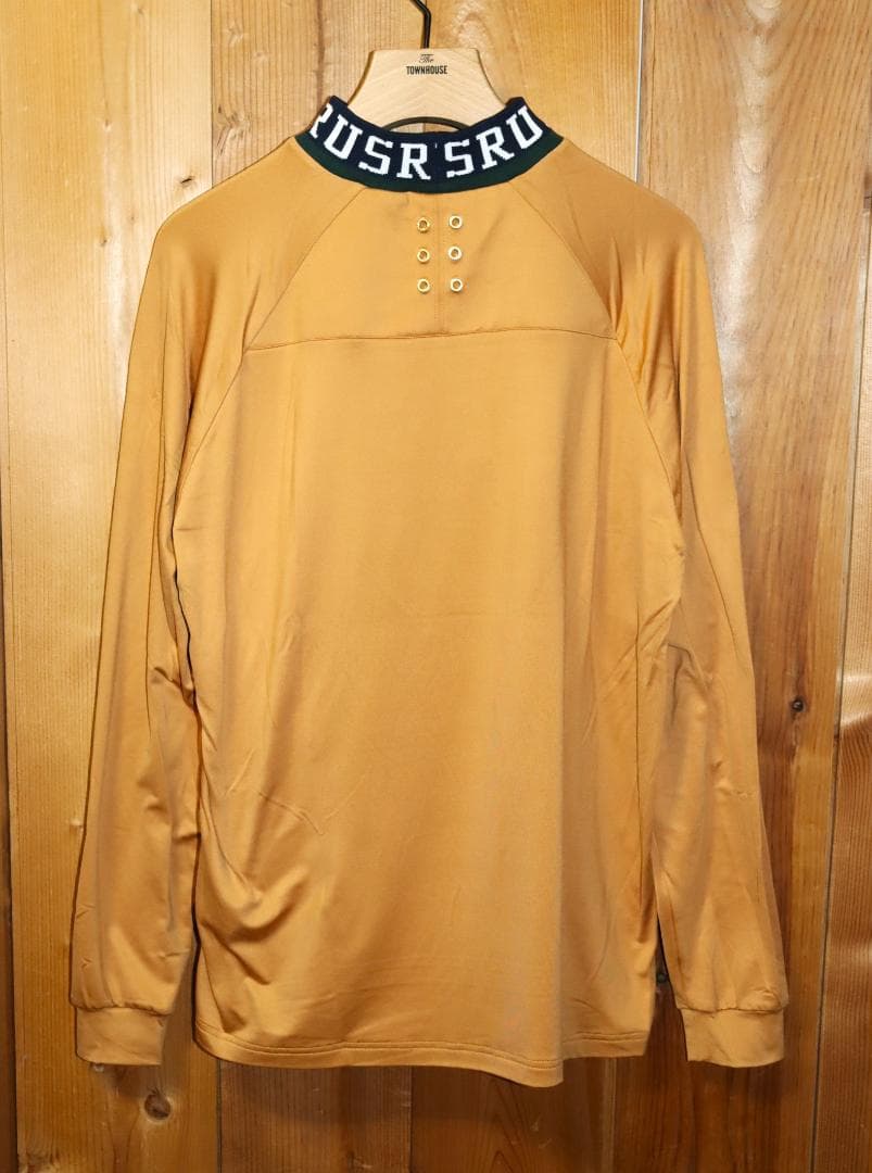新品 ラッセルノ リブカラー モックネック 長袖シャツ (6/XLサイズ)Ⓗ