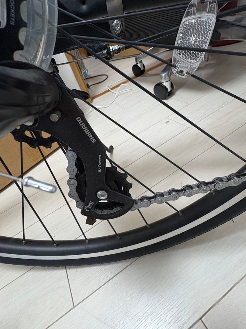 【2025年購入美品】BRIDGESTONE TB1e TB7B45 前カゴ付