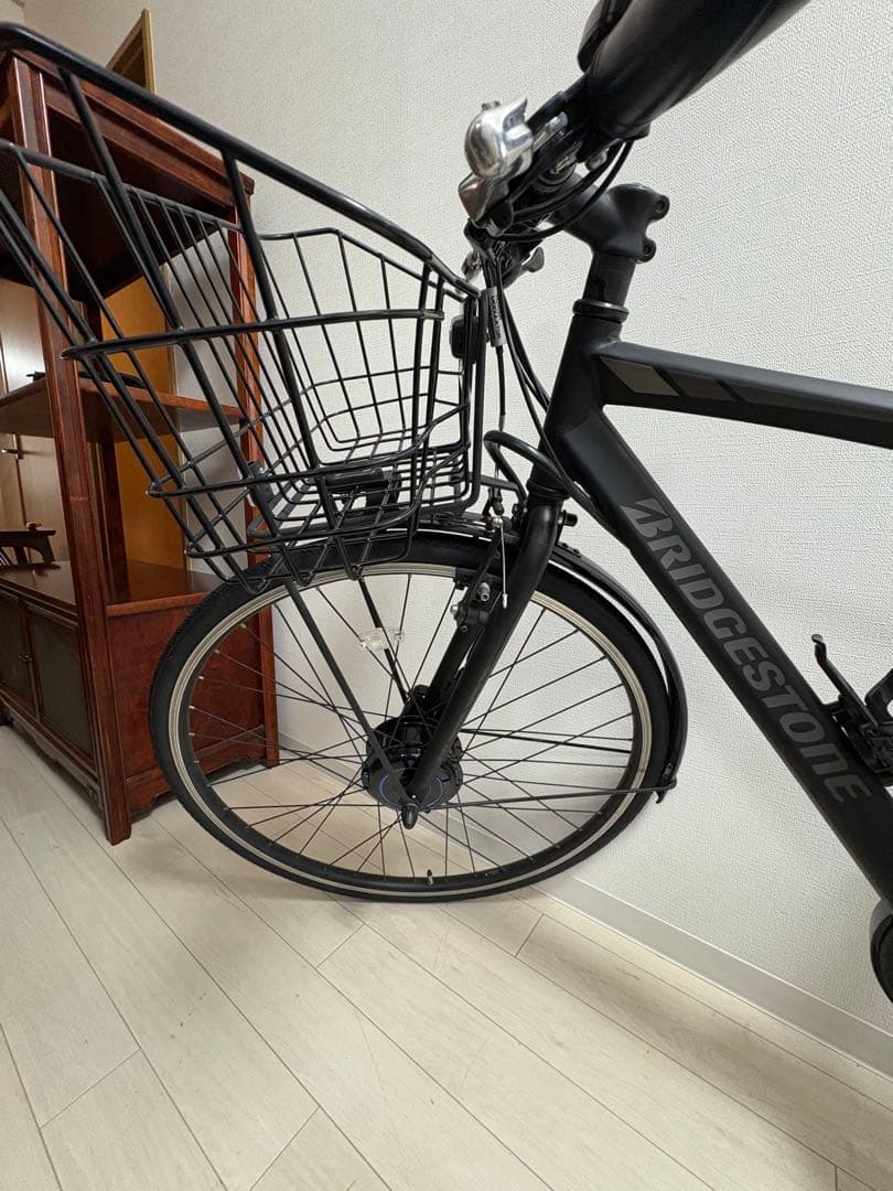【2025年購入美品】BRIDGESTONE TB1e TB7B45 前カゴ付