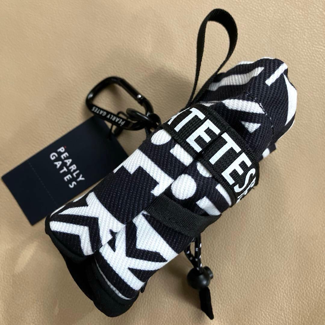 【未使用】 PEARLY GATES カラビナ付き ボールポーチ タグ付き