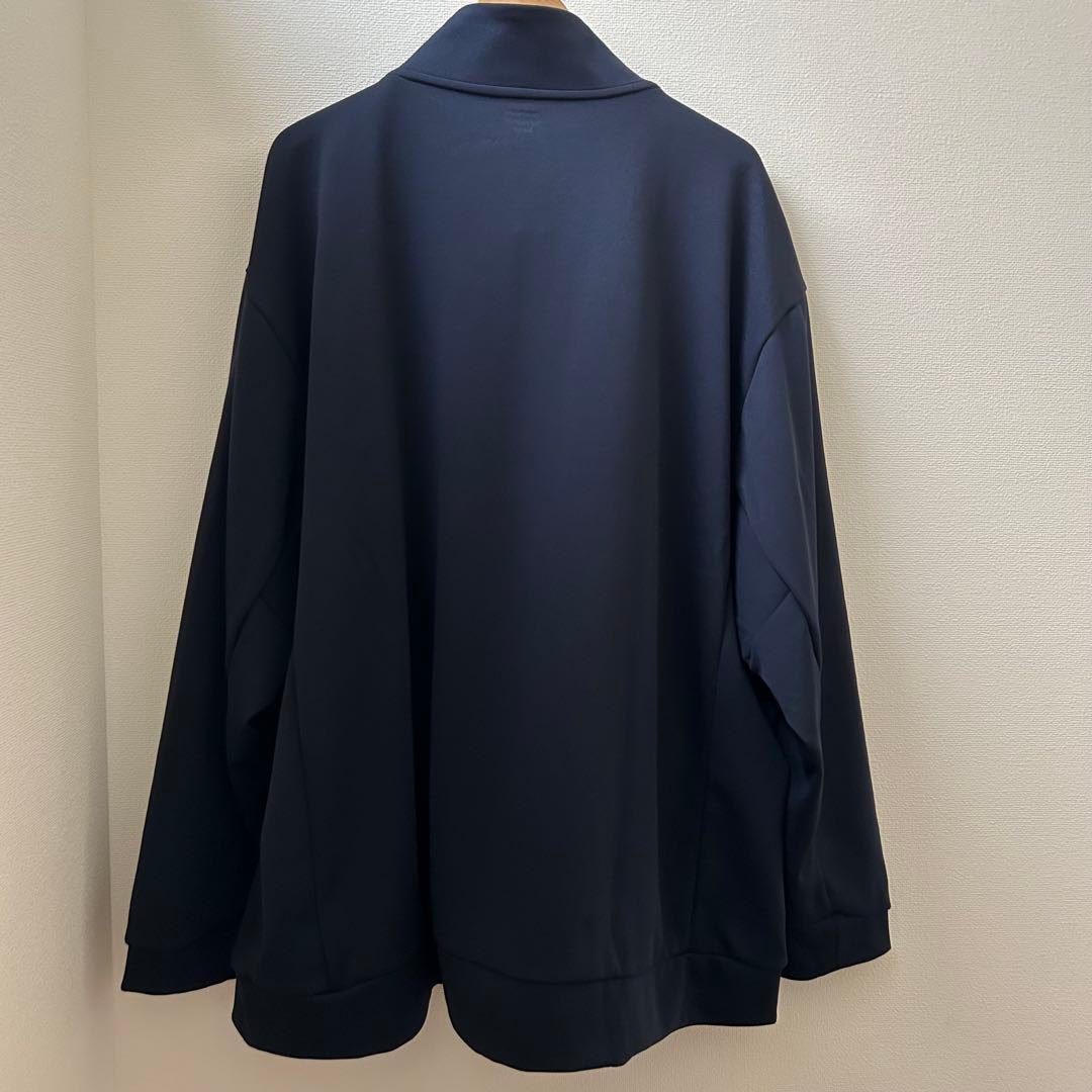 【新品未使用品】タグ付 デサントフルグラフィックスタンドジャケット 6Lネイビー