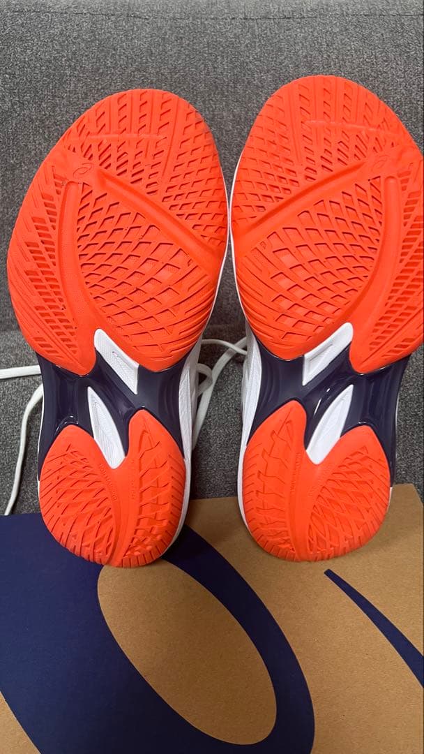 asics SKY ELITE FF MT 3 25.0cm ホワイト/オレンジ