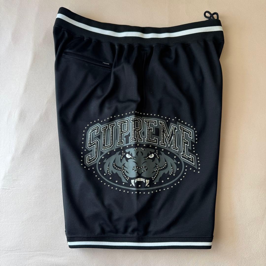 SUPREME 25SS スタッズ バスケットボール ショーツ　L ブラック