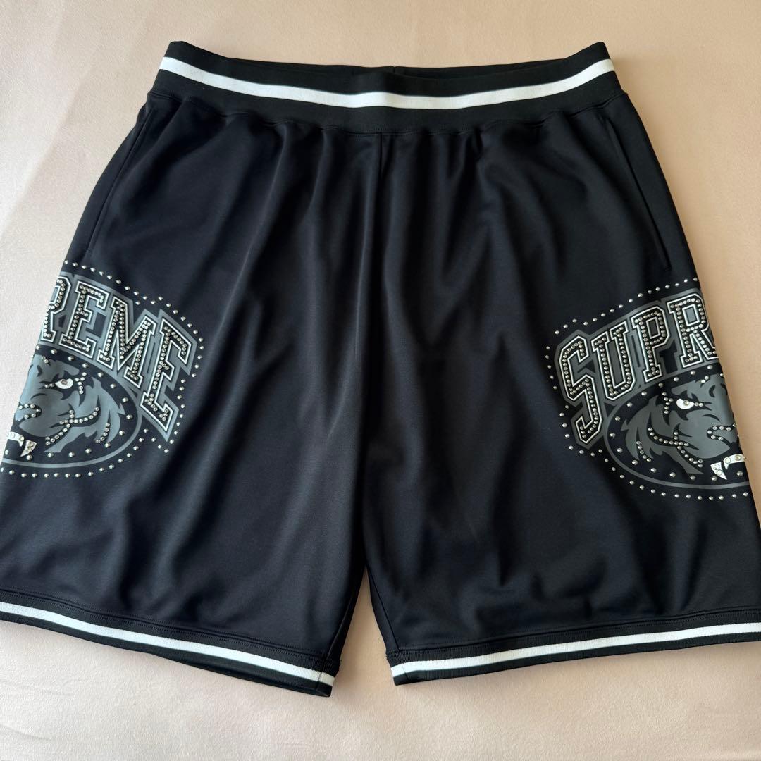 SUPREME 25SS スタッズ バスケットボール ショーツ　L ブラック