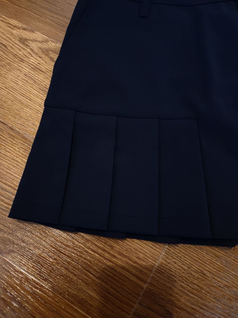 【極美品】PEARLY GATES プリーツスカート 黒