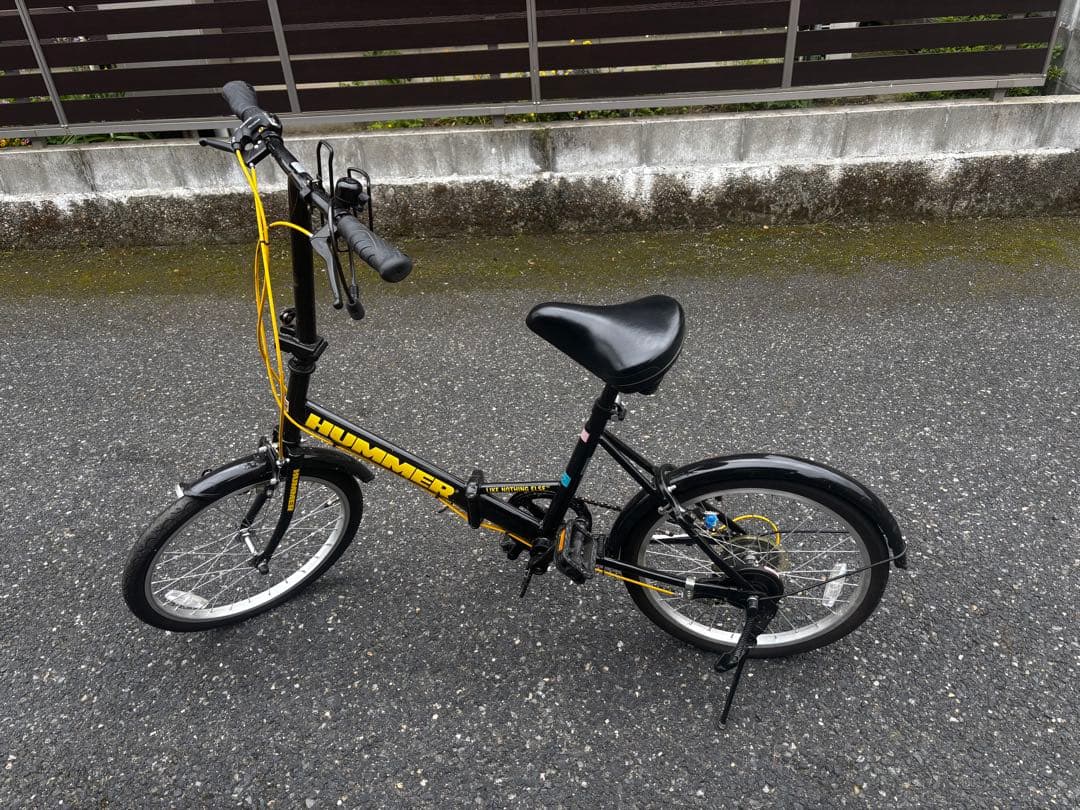 HUMMER 折りたたみ自転車 黒