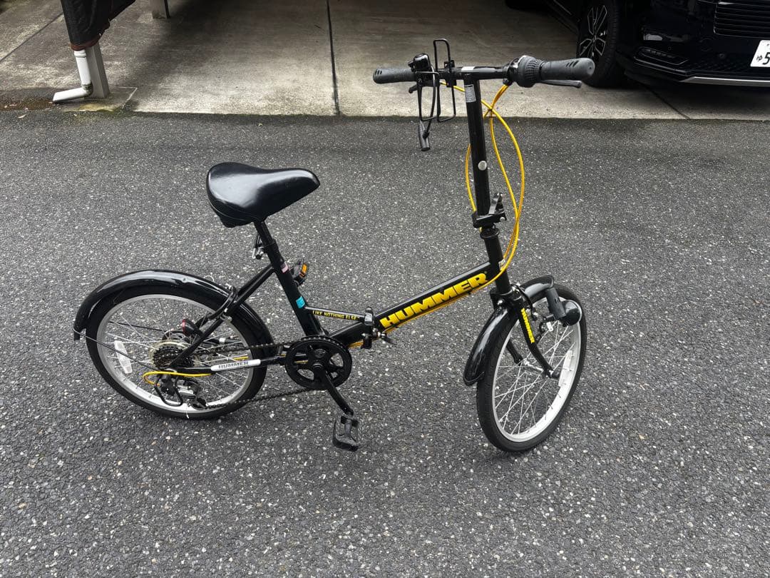 HUMMER 折りたたみ自転車 黒