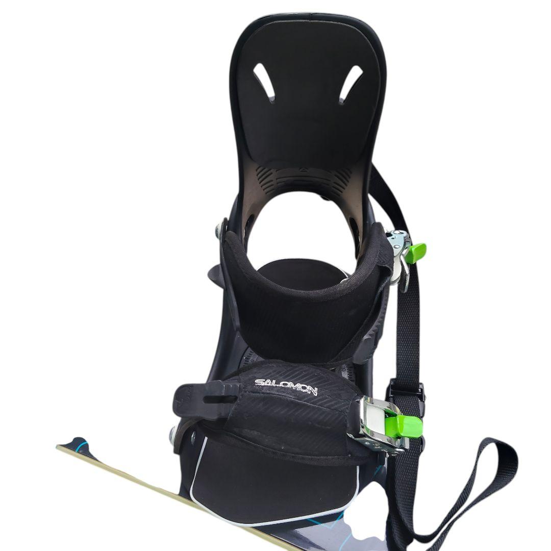 SALOMON 152cm スノーボード ビンディングS/M バッグ付き