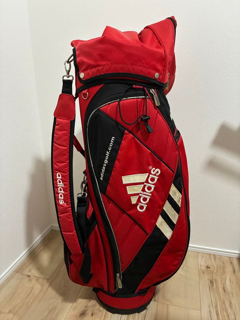 ゴルフキャディバッグ クラブ7本adidas アディダス