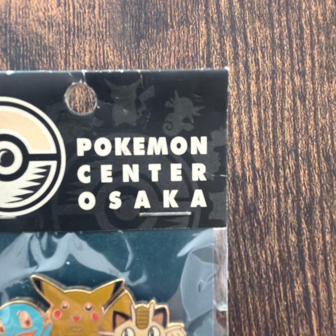 新品未開封　ポケモンセンター　オーサカ　1998 ニャース　ピンバッジ　ロゴ
