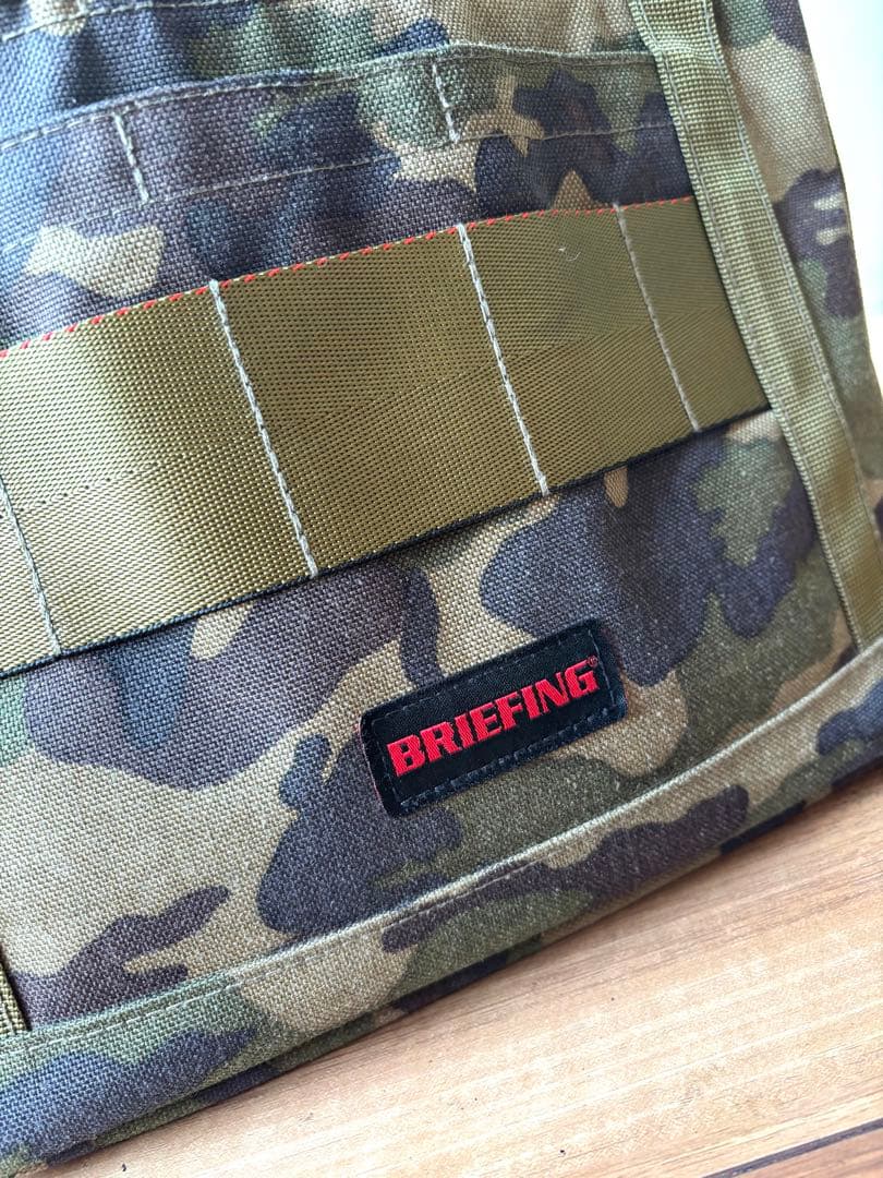 BRIEFING トートバック カモフラ 美品