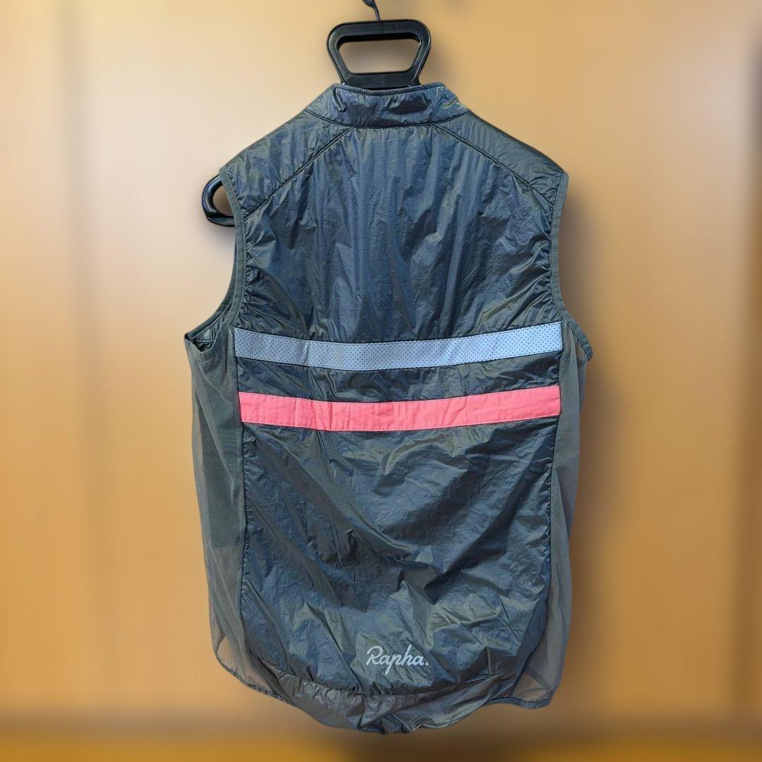 Rapha サイクルベスト L グレー/ピンク