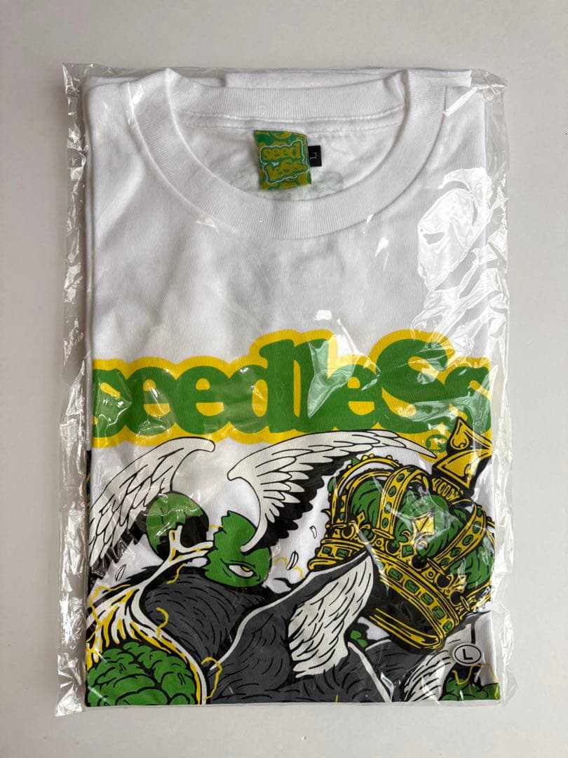 マンウィズ シードレス seedleSs party 2024 Tシャツ 白 L