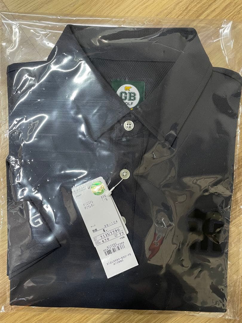 GB GOLF 阪神タイガース　コラボ　ポロシャツ　黒