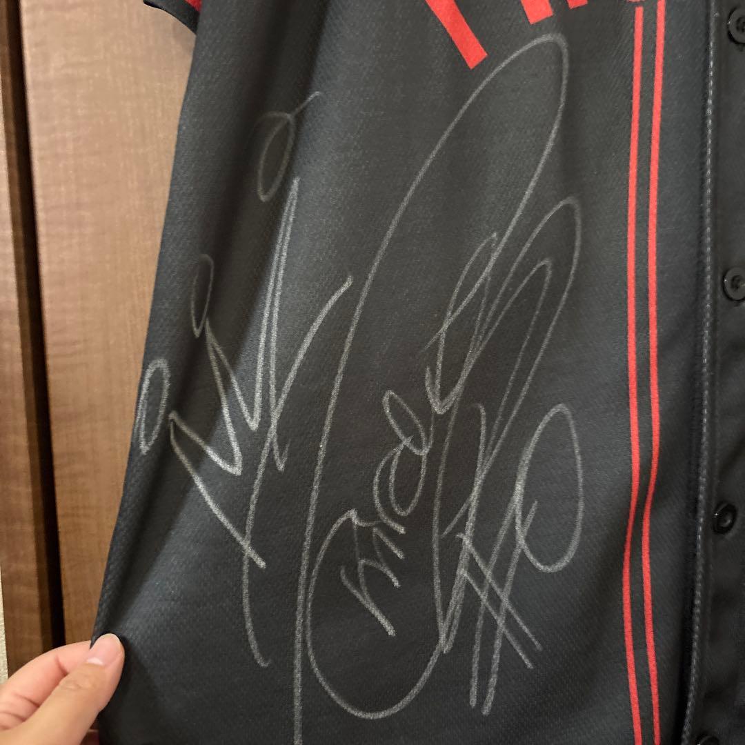 三遠ネオフェニックス　ベースボールTシャツ　サイン入り　XL