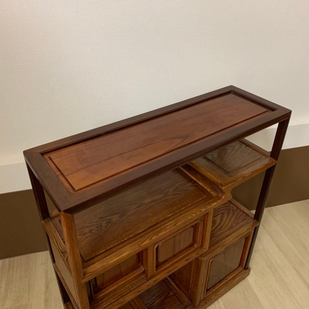 飾り棚 茶箪笥 茶道具 組木 工芸 骨董