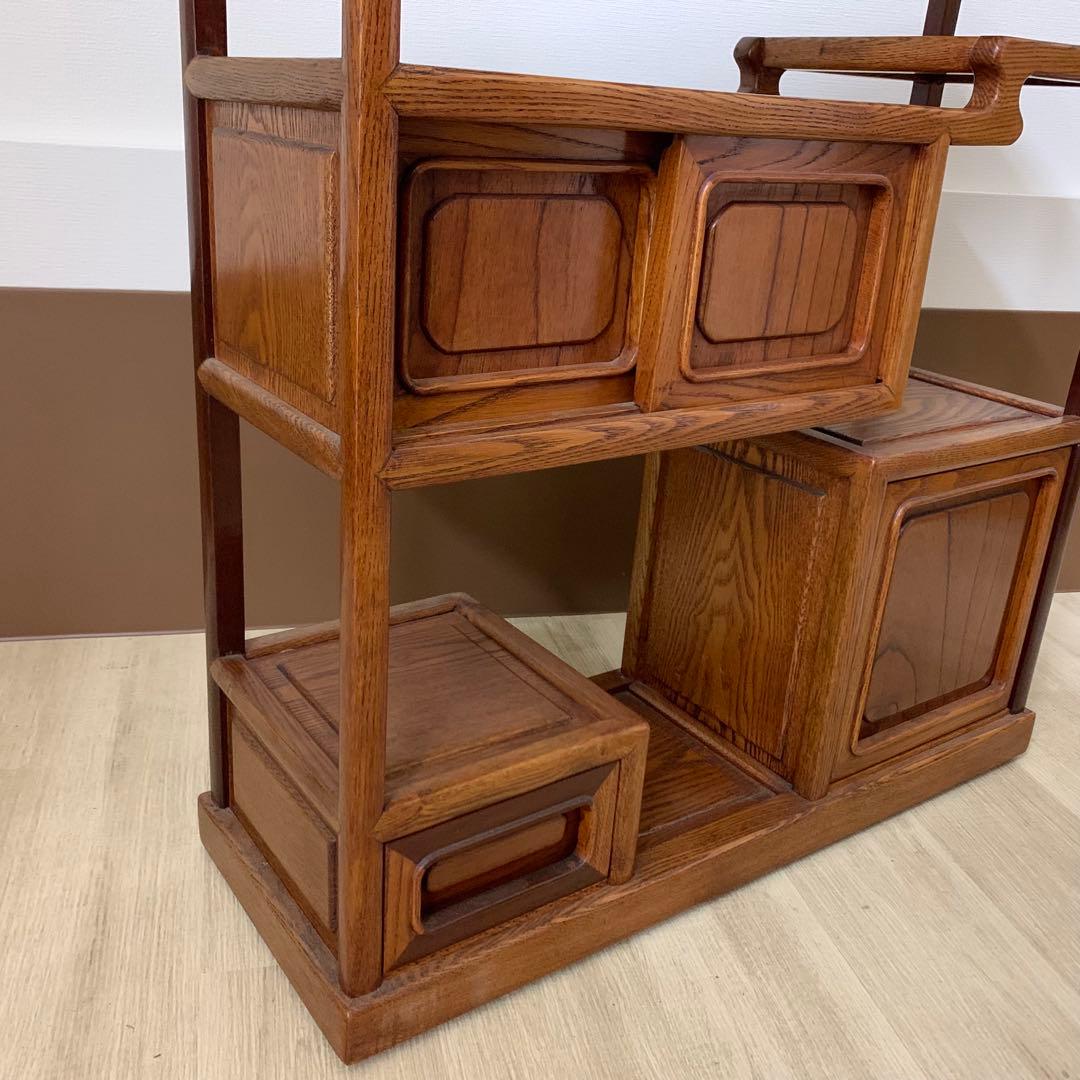 飾り棚 茶箪笥 茶道具 組木 工芸 骨董