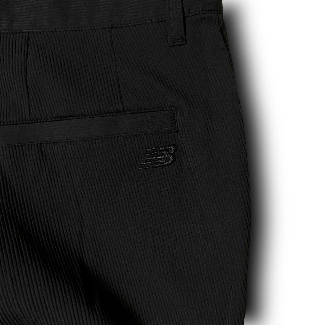 4 ニューバランス ゴルフ RELAXeD コードストライプストレッチパンツ 黒